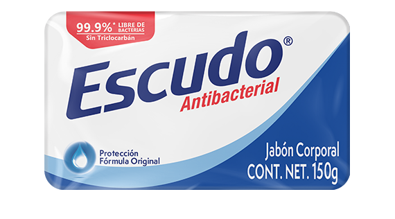 jabon antibacterial escudo azul