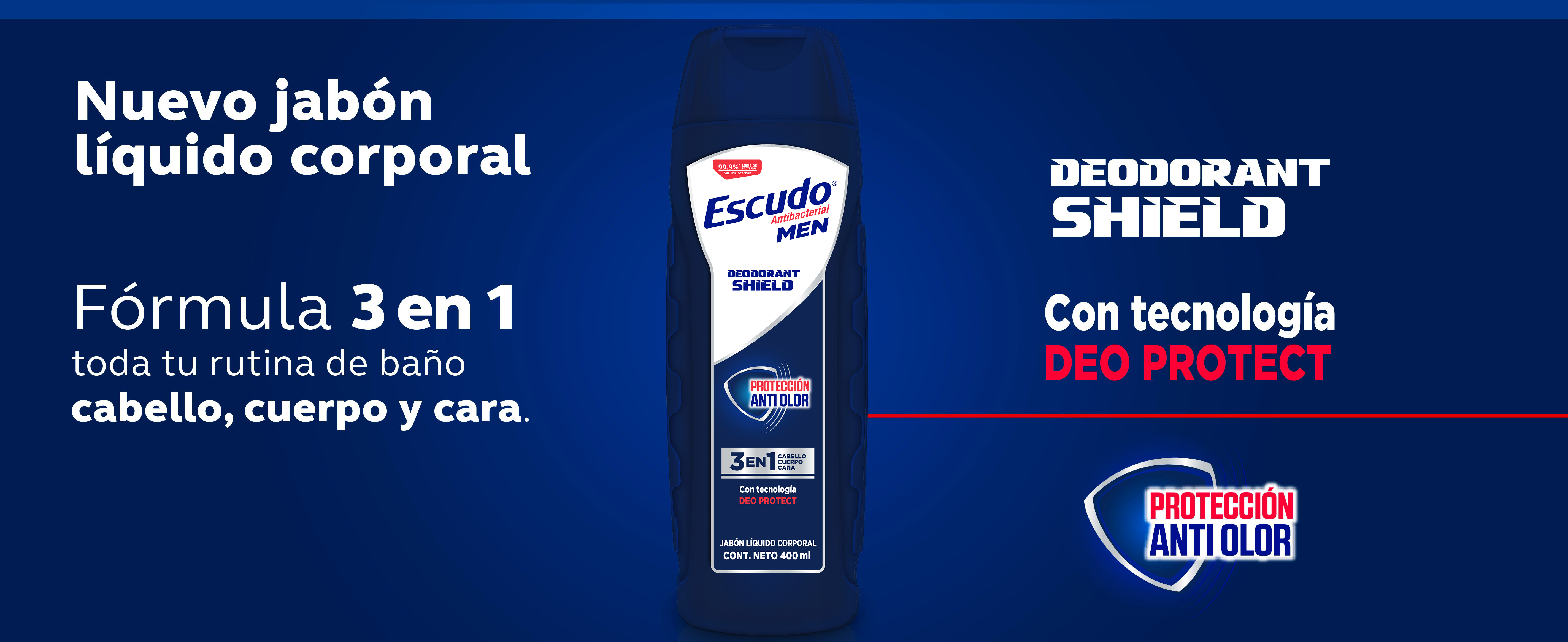 jabon antibacterial escudo