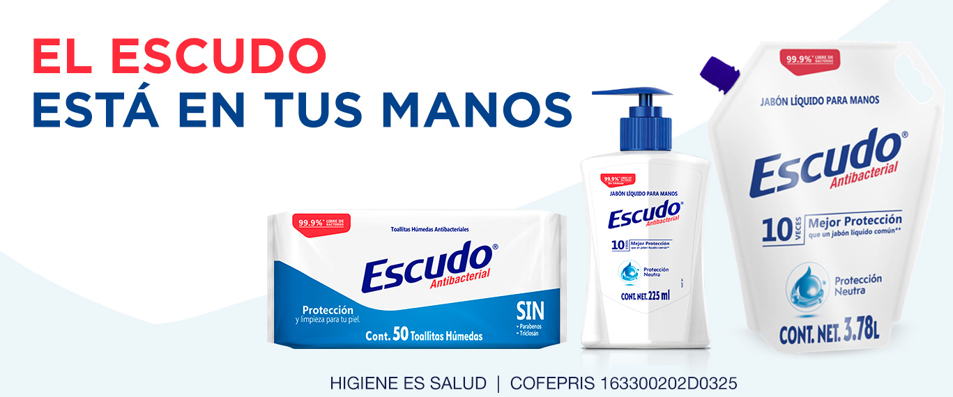 jabon antibacterial escudo