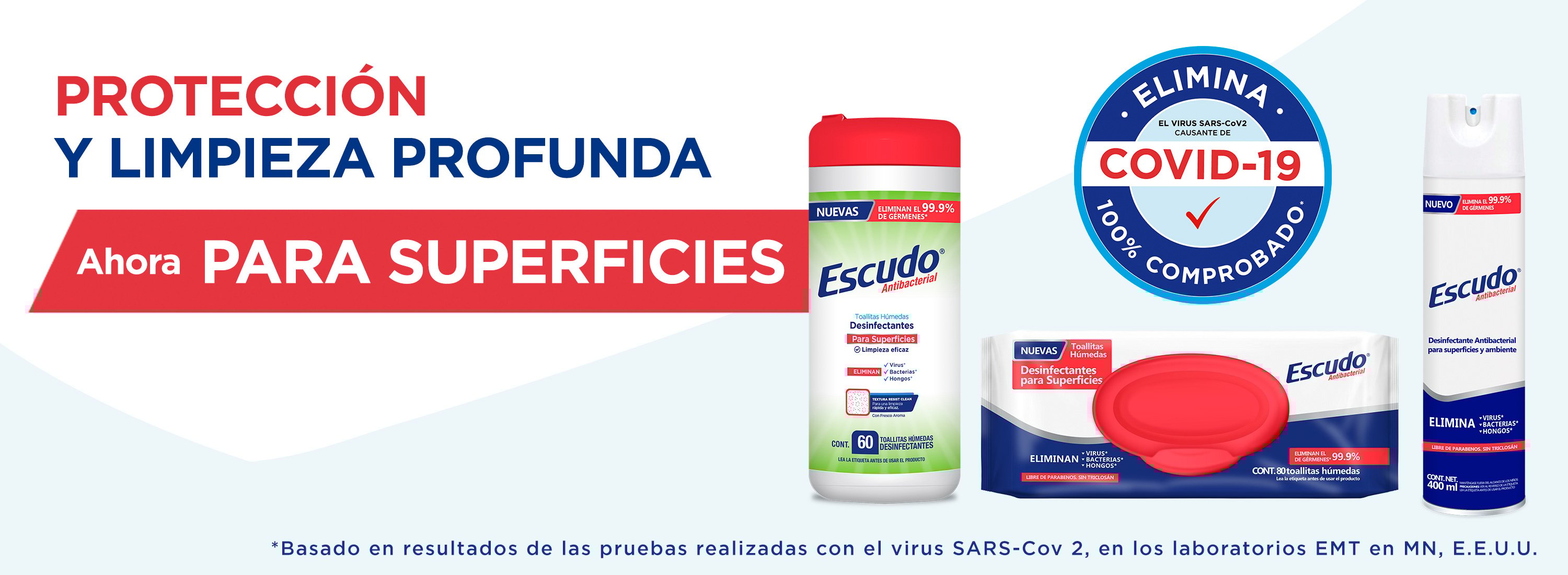 ESCUDO ANTIBACTERIAL DESINFECTANTE VIRUS COVID CORONAVIRUS